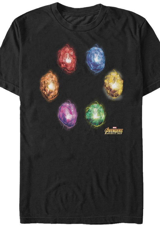 Soul Gems Avengers Infinity War T-Shirt - main product image