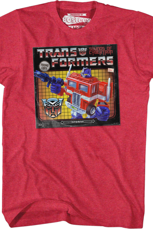 Sounds of Cybertron Transformers T-Shirtmain product image