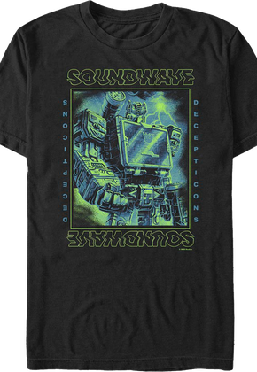Soundwave Poster Transformers T-Shirt