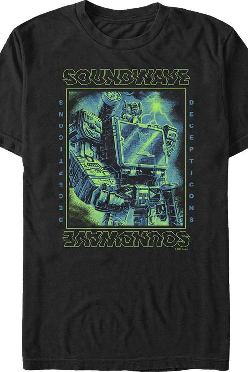 Soundwave Poster Transformers T-Shirtmain product image
