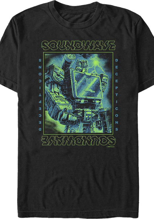 Soundwave Poster Transformers T-Shirt - main product image