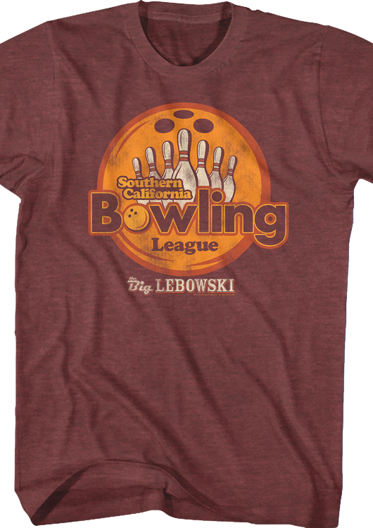 Southern California Bowling League Big Lebowski T-Shirt - main product image