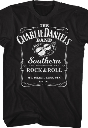 Southern Rock & Roll Charlie Daniels Band T-Shirt