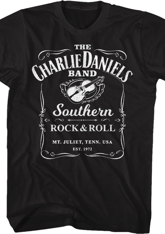 Southern Rock & Roll Charlie Daniels Band T-Shirt - main product image