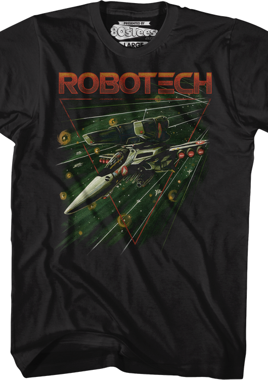 Space Battle Robotech T-Shirt - main product image