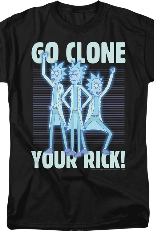 Go Clone Rick And Morty T-Shirtmain product image