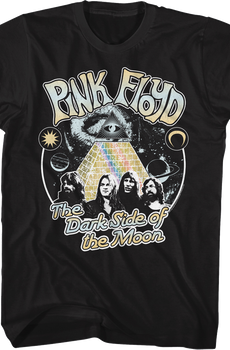 Space Pyramid Dark Side of the Moon Pink Floyd T-Shirt