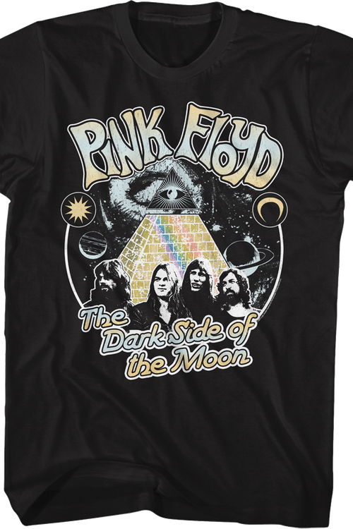 Space Pyramid Dark Side of the Moon Pink Floyd T-Shirtmain product image