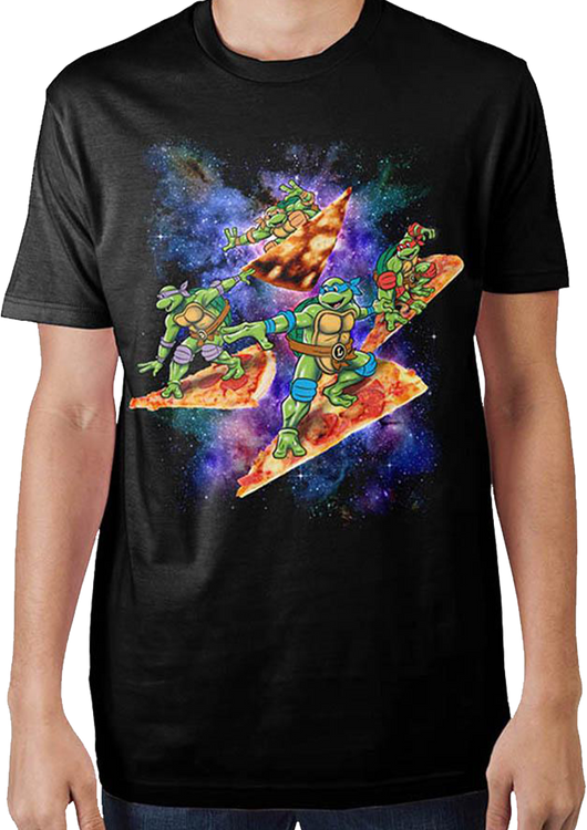 Space Surf Teenage Mutant Ninja Turtles T-Shirt - main product image
