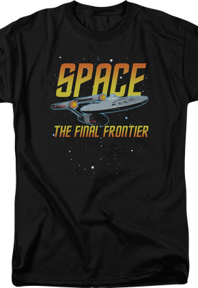 Space The Final Frontier Star Trek T-Shirt