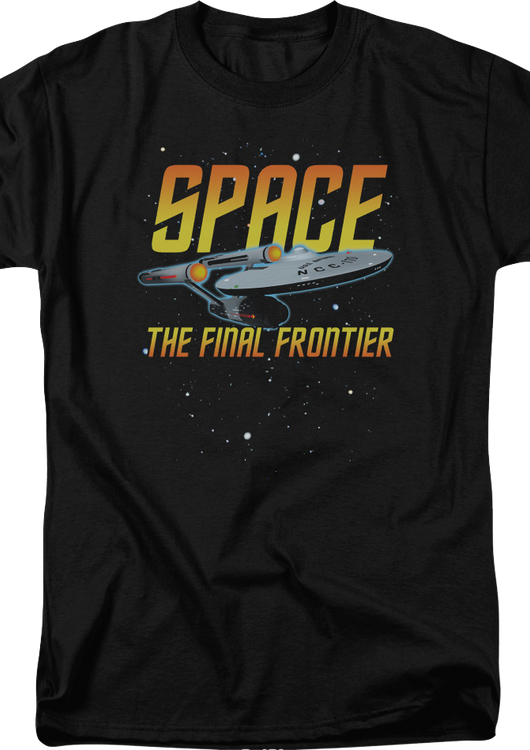 Space The Final Frontier Star Trek T-Shirt - main product image