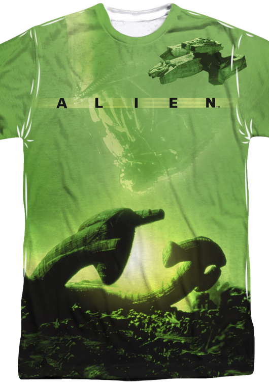 Spaceship Alien Sublimation Shirt - main product image