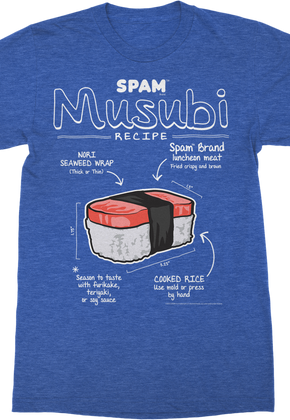 Spam Musubi Recipe T-Shirt