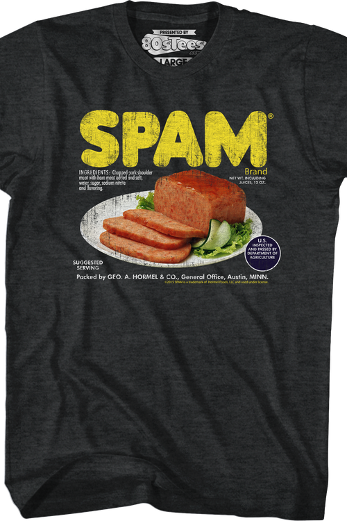 Ingredients Spam T-Shirtmain product image