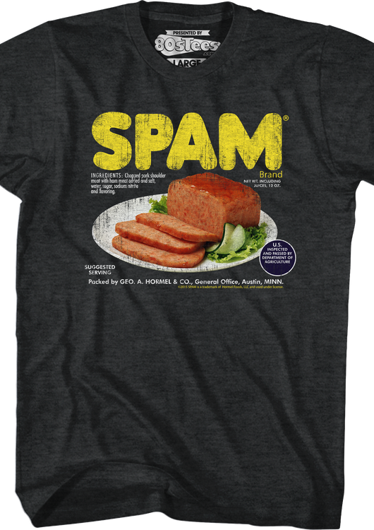 Ingredients Spam T-Shirt - main product image