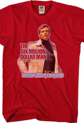 Spare Parts Six Million Dollar Man T-Shirt