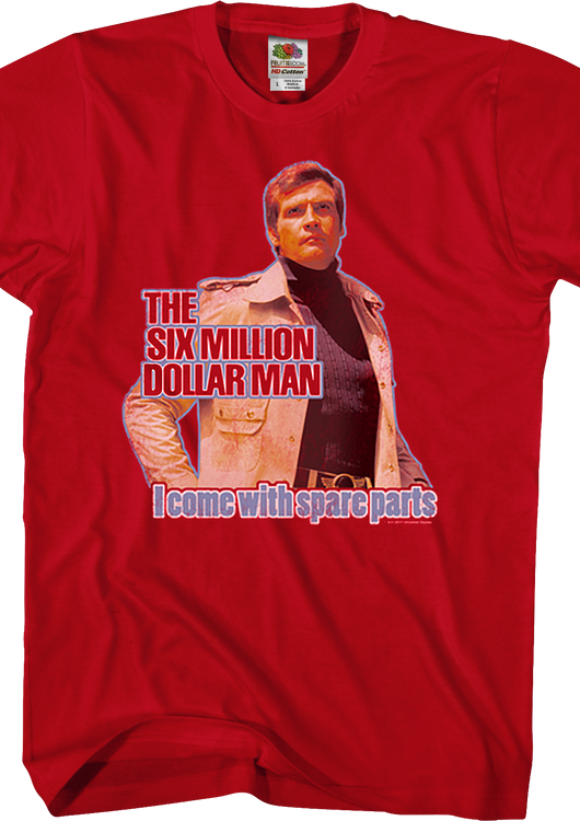 Spare Parts Six Million Dollar Man T-Shirt - main product image