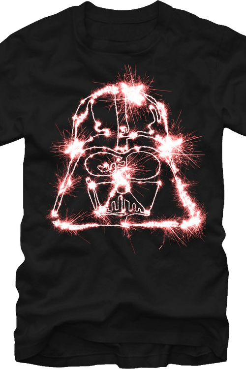 Sparkling Darth Vader Helmet Star Wars T-Shirtmain product image