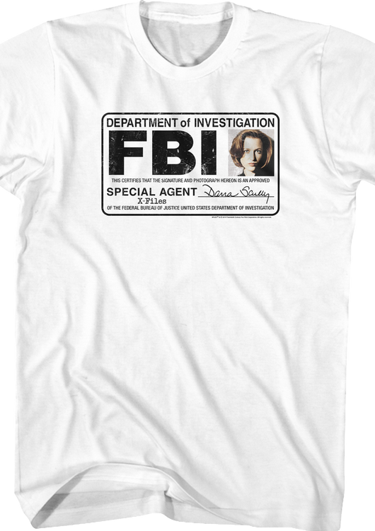 Special Agent Dana Scully X-Files T-Shirt - main product image