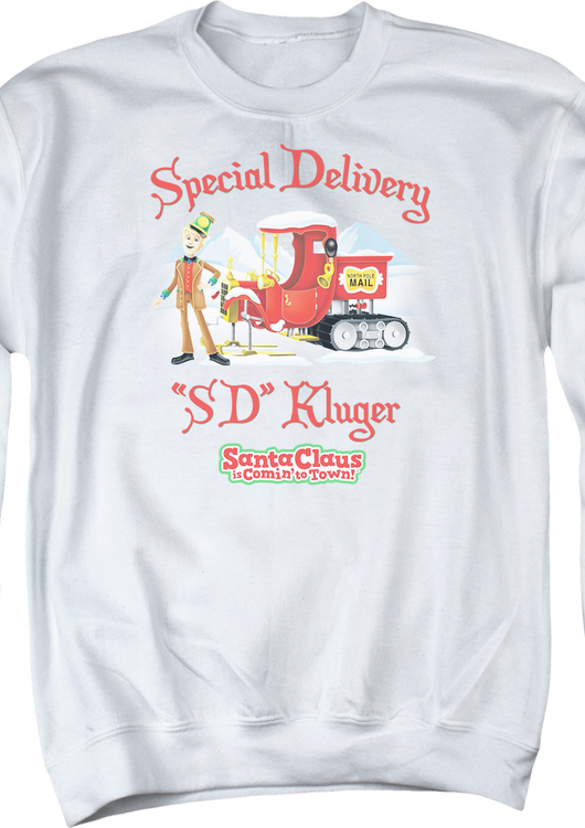 Special Delivery Santa Claus Is Comin' To Town Sweatshirt - main product image