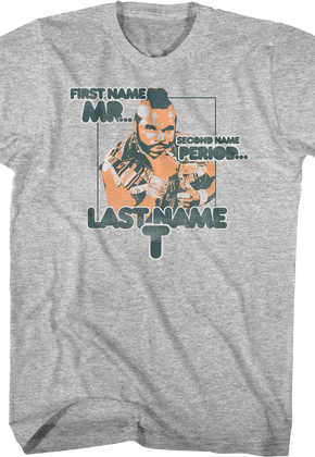 Spell Check Mr. T Shirt