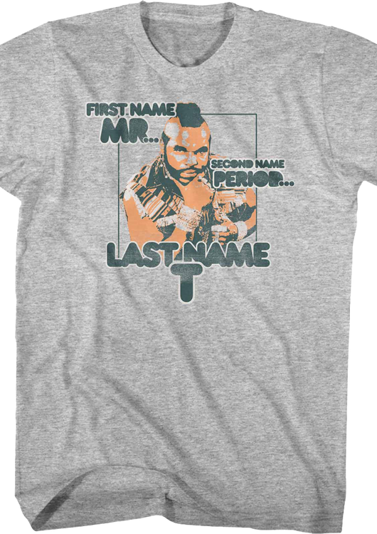 Spell Check Mr. T Shirt - main product image