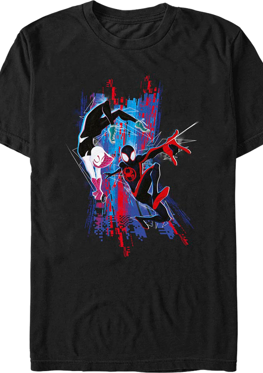 Spider-Gwen And Spider-Man Marvel Comics T-Shirt - main product image