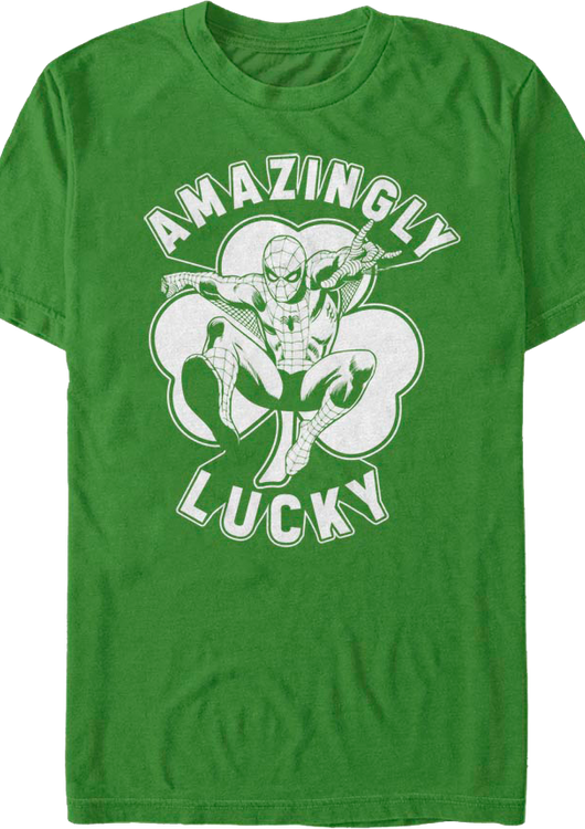 Spider-Man Amazingly Lucky Marvel Comics T-Shirt - main product image