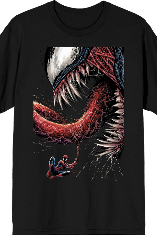 Spider-Man Battles Venom Marvel Comics T-Shirtmain product image