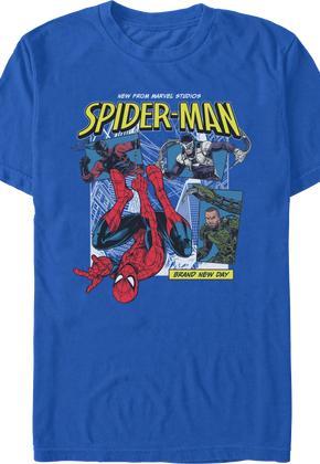Spider-Man: Brand New Day Collage Marvel Comics T-Shirt