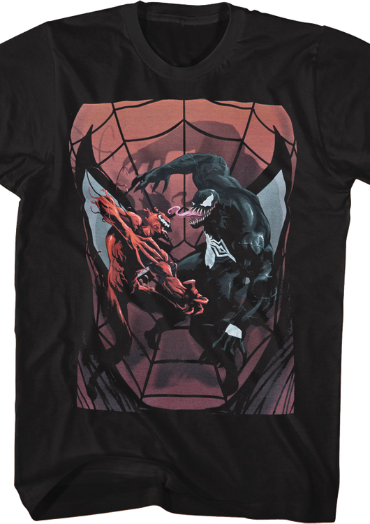 Spider-Man Carnage and Venom Marvel Comics T-Shirt - main product image