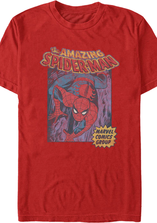 Spider-Man Comic Book Cover Marvel Comics T-Shirt - main product image