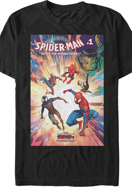 Spider-Man: Enter The Spider-Verse #1 Marvel Comics T-Shirt - main product image