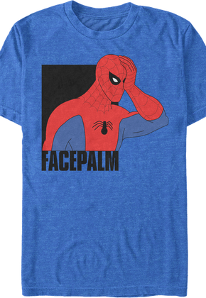 Spider-Man Facepalm Marvel Comics T-Shirt