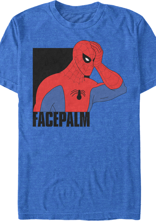 Spider-Man Facepalm Marvel Comics T-Shirt - main product image