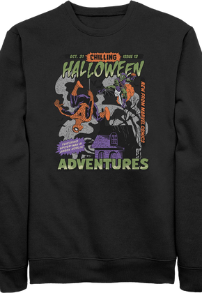 Spider-Man Halloween Adventures Marvel Comics Sweatshirt