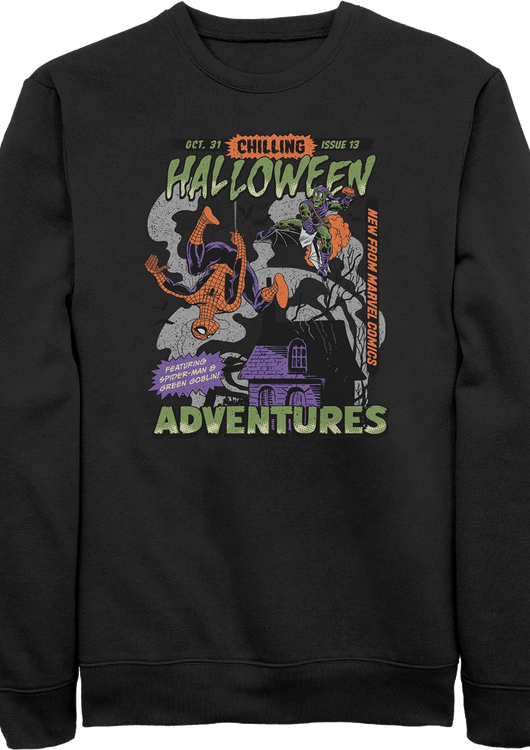 Spider-Man Halloween Adventures Marvel Comics Sweatshirt - main product image