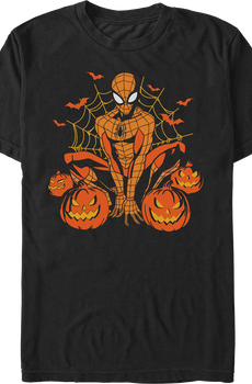 Spider-Man Jack-o'-Lanterns Marvel Comics T-Shirt