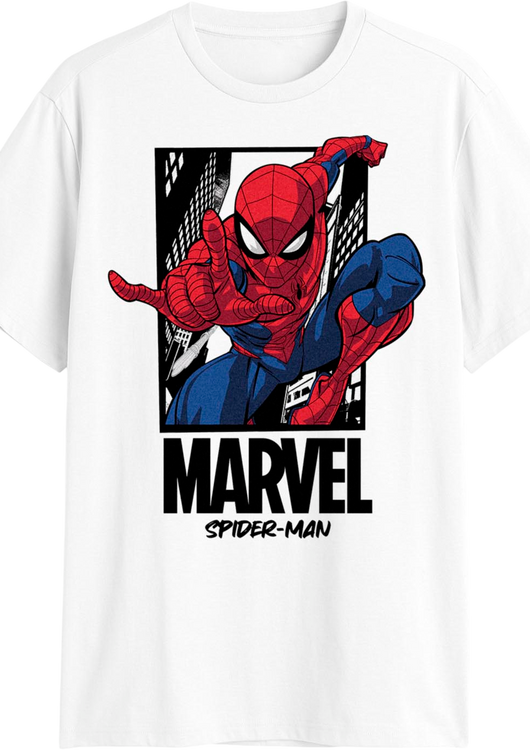 Spider-Man Ready For Action Marvel Comics T-Shirt - main product image