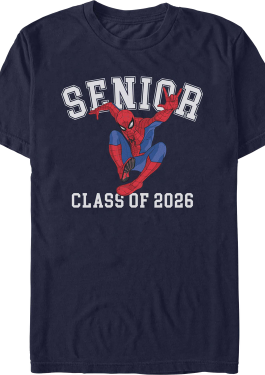 Spider-Man Senior Class Of 2026 Marvel Comics T-Shirt - main product image