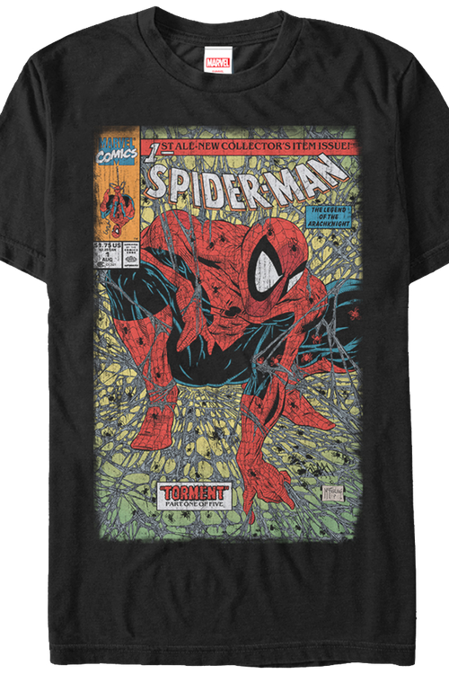 Spider-Man Torment Comic Cover T-Shirt - main product image