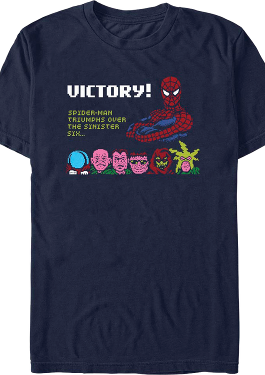 Spider-Man Triumphs Over The Sinister Six Marvel Comics T-Shirt - main product image