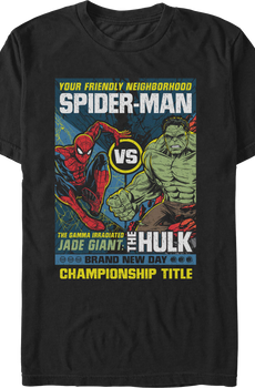Championship Title Spider-Man: Brand New Day Marvel Comics T-Shirt