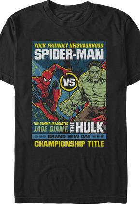 Championship Title Spider-Man: Brand New Day Marvel Comics T-Shirt