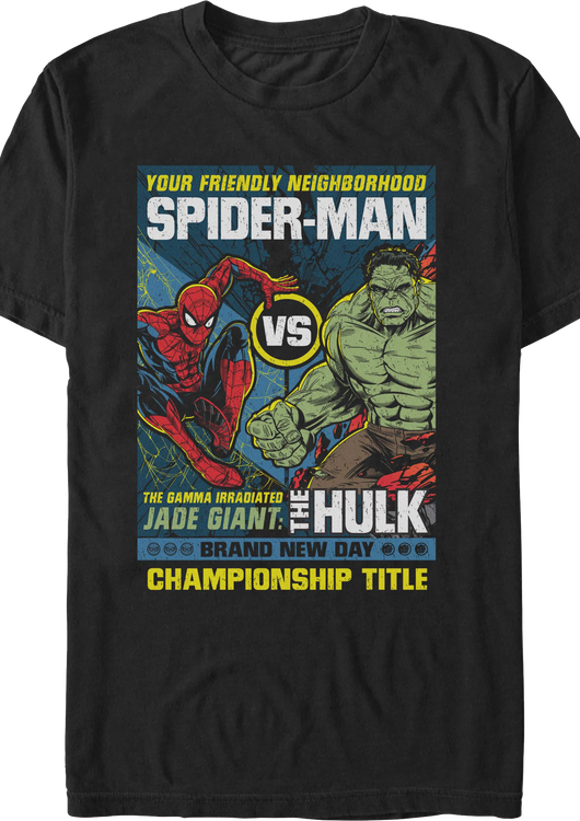 Championship Title Spider-Man: Brand New Day Marvel Comics T-Shirt - main product image