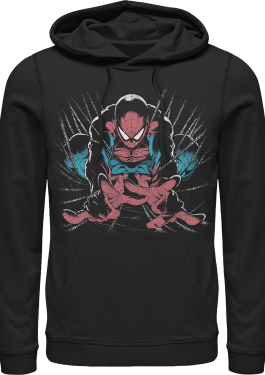 Spider-Man Web-Slinger Action Marvel Comics Hoodie - main product image