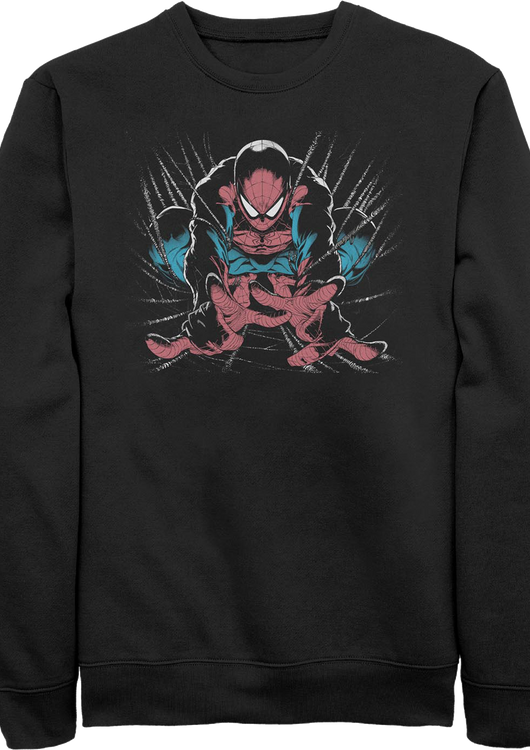 Spider-Man Web-Slinger Action Marvel Comics Sweatshirt - main product image