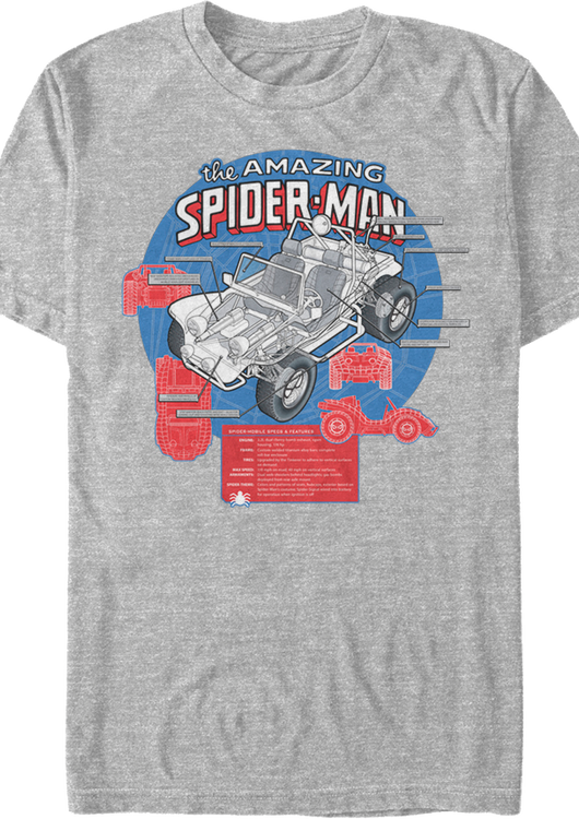 Spider-Mobile Marvel Comics T-Shirt - main product image