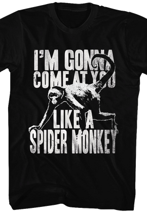 Black Spider Monkey Talladega Nights T-Shirt