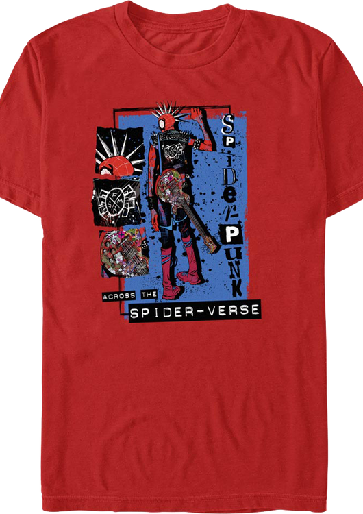 Spider-Punk Across The Spider-Verse Marvel Comics T-Shirt - main product image